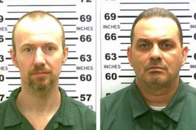 Davis Sweat (izquierda) y Richard Matt, los dos presos fugados de la prisión Clinton, en Nueva York.-Foto: EFE / NEW YORK STATE POLICE