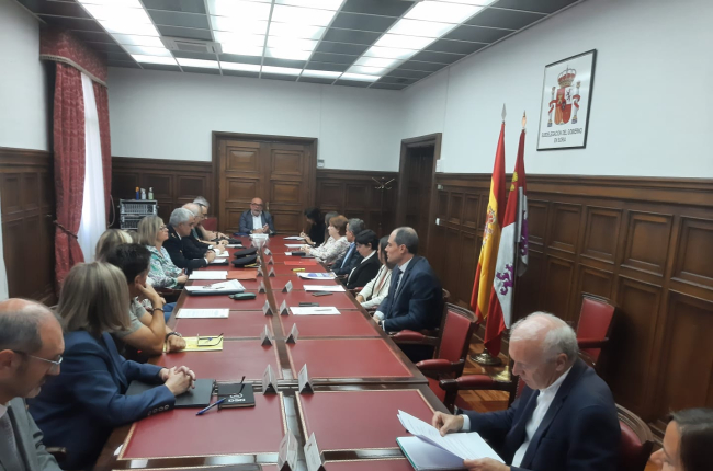 Reunión celebrada en la mañana de este miércoles. HDS