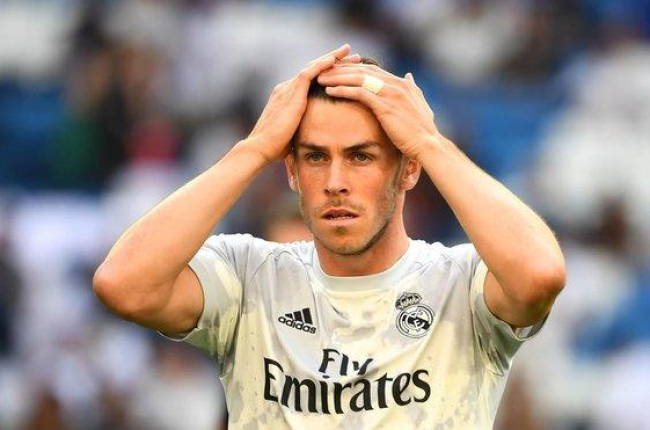 Bale se lamenta de una ocasión fallada ante el Valladolid.-