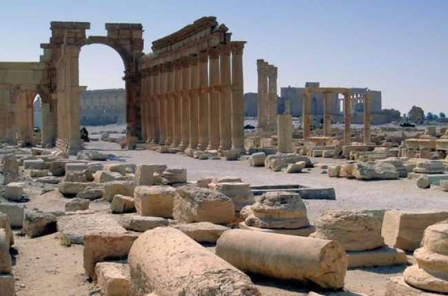 El arco de triunfo de Palmira, en una imagen del 2009.-ARCHIVO / MARGA TRULL