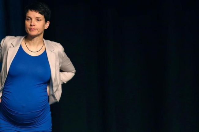 Frauke Petry, en el congreso.-INA FASSBENDER