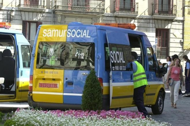 Ambulancia del Samur de Madrid.-EUROPA PRESS