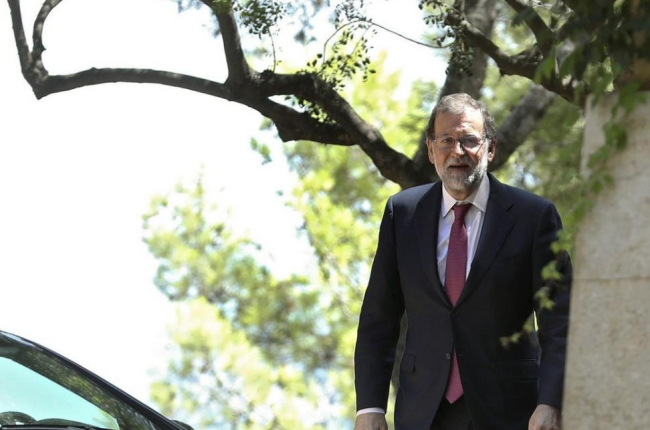 Mariano Rajoy, en Palma.-BALLESTEROS (EFE)