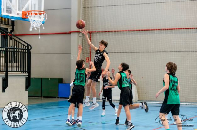 El Infantil A del Club Soria Baloncesto le ganó con claridad al Basket Pisones. HDS