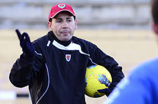 El entrenador del Numancia, Pablo Machín. / VALENTÍN GUISANDE-