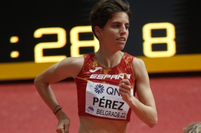 Marta Pérez estuvo lejos de su gran actuación en el 3.000 de Nueva York el pasado mes de febrero. RFEA