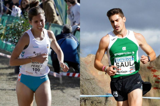 Marta Pérez y Saúl Martínez compiten hoy en el Iberoamericano de Huelva.-HDS
