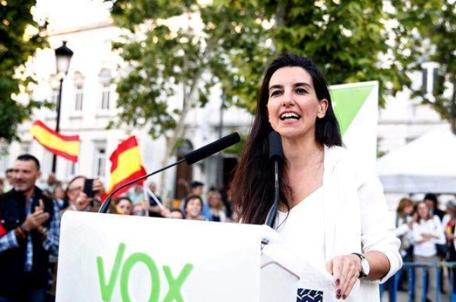 La candidata de Vox a la Presidencia de la Comunidad de Madrid, Rocío Monasterio.-JAVIER LÓPEZ (EFE)