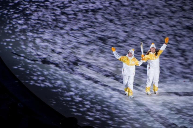 Inauguración de los Juegos de PyeongChang, donde se hicieron eco de los derechos LGTBI.-VCG