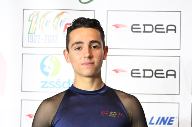 El patinador soriano Héctor Díez. HDS