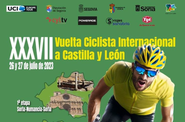 Cartel anunciador de la Vuelta a Castilla y León. HDS