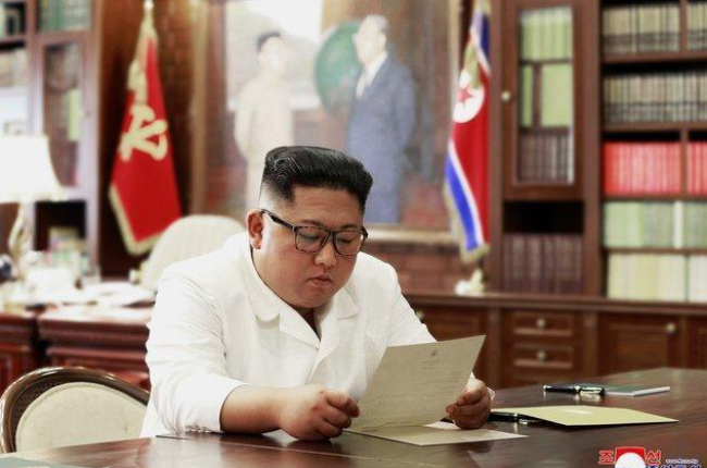 El líder norcoreano Kim Jong-un.-AP / KCNA VIA KNS