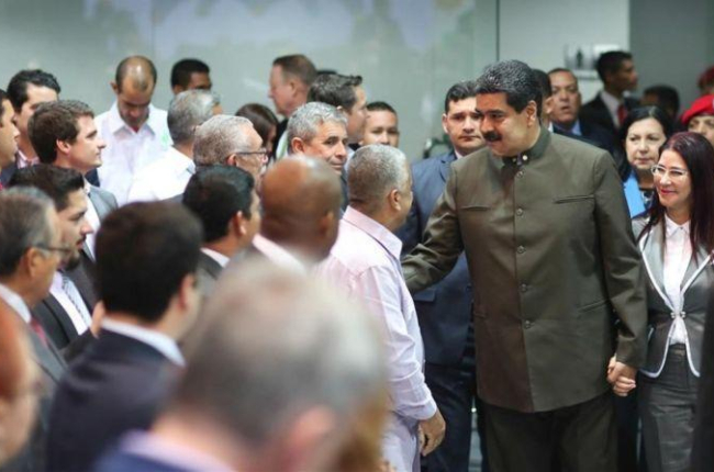 Nicolás Maduro en la Expo Venezuela Potencia 2017.-EFE
