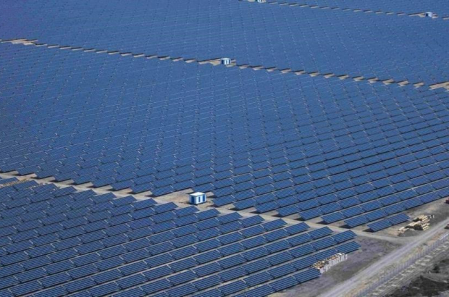 La planta solar alemana Lieberose, la segunda mayor del mundo, ocupa 162 hectáreas al sureste de Berlín.-REUTERS