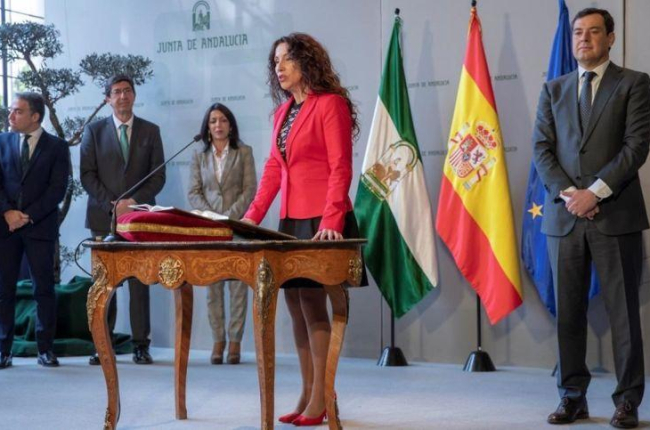 La consejera de Igualdad de Andalucía, Rocío Ruiz.-JULIO MUÑOZ (EFE)