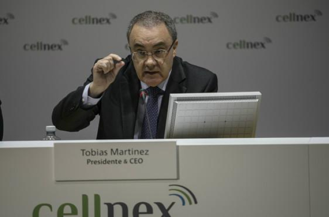 El consejero delegado de Cellnex, Tobías Martínez.-JOAN CORTADELLAS (EL PERIÓDICO)