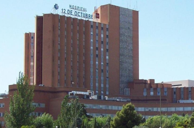 Fachada del hospital 12 de octubre, de Madrid, donde fue trasladada la joven tras la agresión.-/ COMUNIDAD DE MADRID