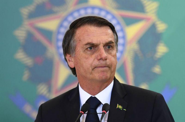 Jair Bolsonaro visitará la Casa Blanca el próximo 19 de marzo.-AFP