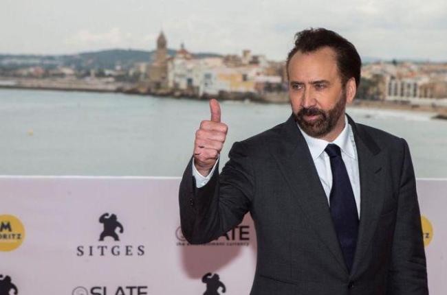 Nicolas Cage este sábado en Sitges.-QUIQUE GARCÍA (EFE)