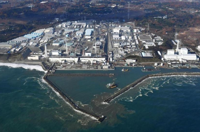 Vista aérea de la central de Fukushima, en una imagen de archivo, del 22 de noviembre del 2016-AP / KYODO NEWS