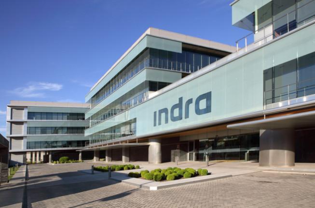 Sede central de Indra en Alcobendas (Madrid).-EL PERIÓDICO