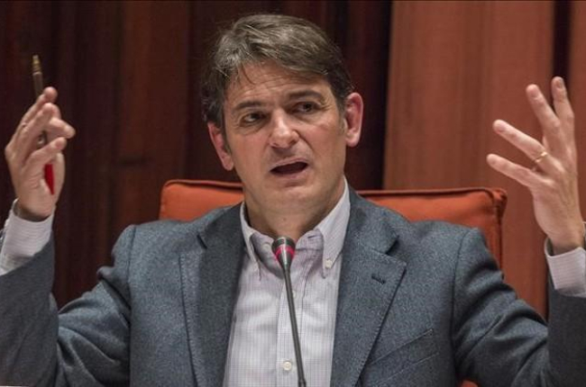 Oriol Pujol en la comisión del Parlament, en marzo pasado.-FERRAN SENDRA