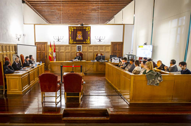 Juicio con jurado este lunes en la Audiencia Provincial de Soria.-MARIO TEJEDOR