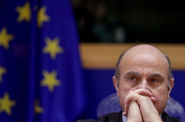 El vicepresidente del Banco Central Europeo (BCE), Luis de Guindos.-EPA
