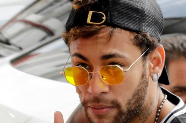 Neymar el pasado 23 de diciembre en Brasil-REUTERS/ PAOLO WHITAKER