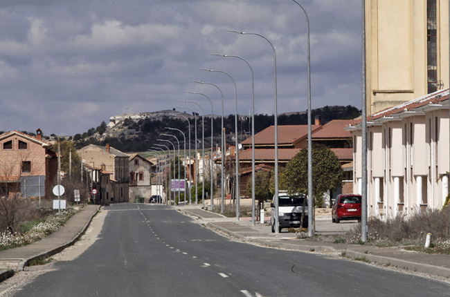 Calle Real de Langa de Duero. MARIO TEJEDOR