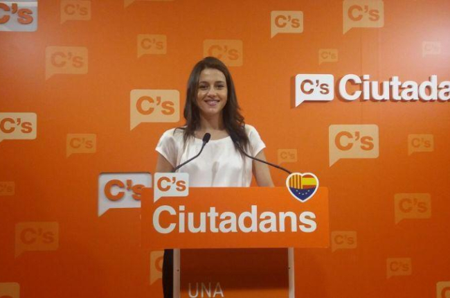 Inés Arrimadas, presidenta de Ciudadanos en Cataluña.-EL PERIÓDICO