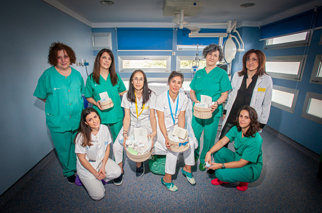 Equipo de personal sanitario que ha llevado a cabo la investigación para elaborar e implantar el protocolo en el Hospital de Soria.  MARIO TEJEDOR