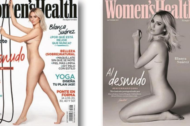Las portadas de Women&Health con Blanca Suárez.-EL PERIÓDICO