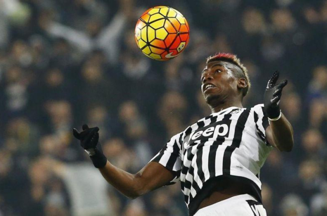 Paul Pogba, con la camiseta del Juventus en un partido de la temporada pasada.-STEFANO RELLANDINI / REUTERS