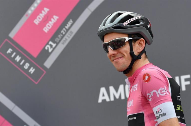 n una exhibición en Los Dolomitas Al pulsar, contabiliza la descarga Redacción deportes, 20 may (EFE).- El ciclista británico Simon Yates ofreció una nueva demostración de fuerza en la decimoquinta etapa del Giro de Italia.-EFE