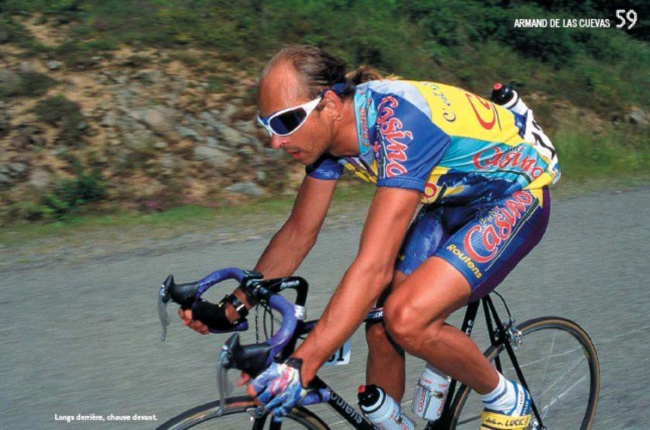 Armand de las Cuevas, en la foto difundida por la asociación de ciclistas franceses.-