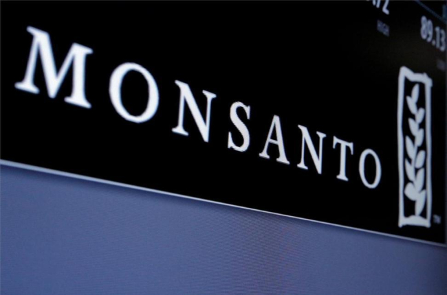 Logotipo de Monsanto en la bolsa de Nueva York.-REUTERS