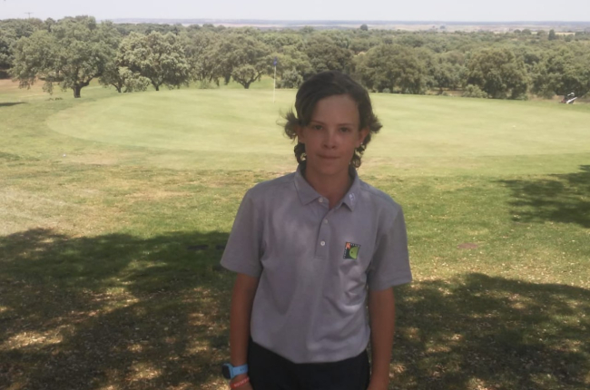 Miguel Sanz, jugador del Club de Golf Soria. HDS