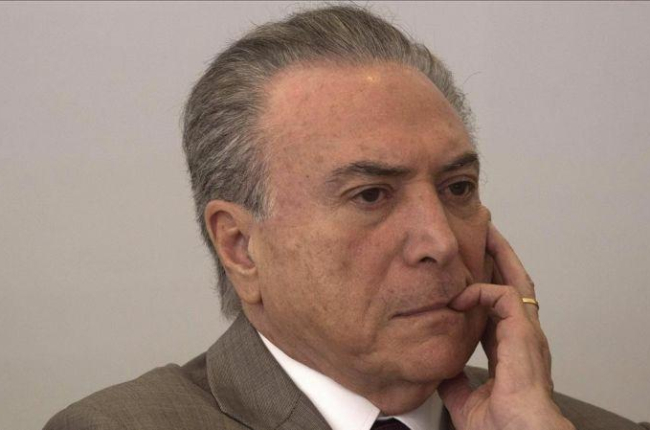 El presidente de Brasil, Michel Temer.-EFE / JOEDSON ALVES