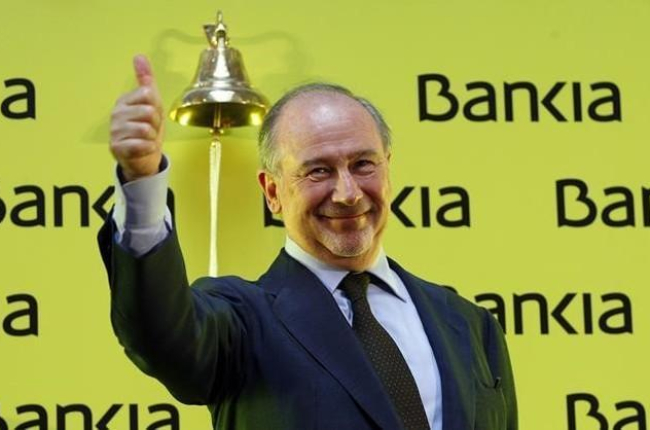 Rodrigo Rato en el acto de salida a bolsa de Bankia.-DAVID CASTRO