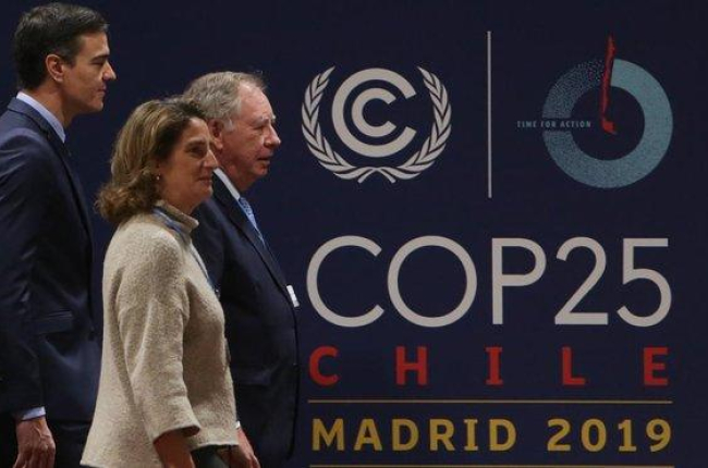 Pedro Sánchez visita las instalaciones que acogeran la próxima cumbre del clima COP25-EUROPA PRESS
