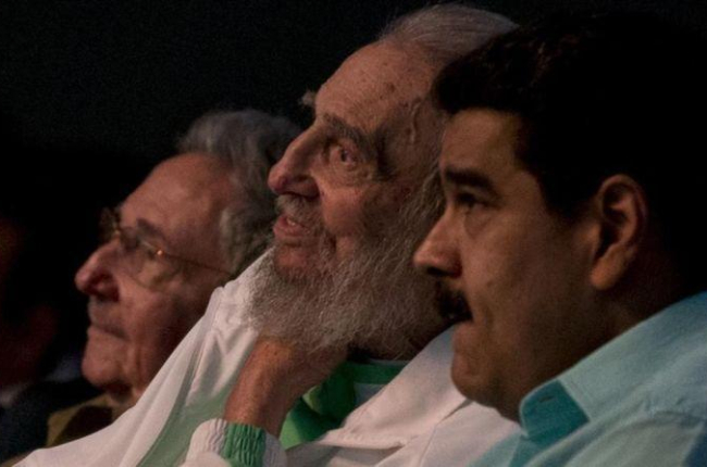 Fidel Castro y Nicolás Maduro, el pasado agosto en La Habana.-ISMAEL FRANCISCO