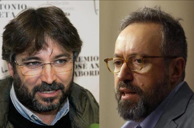 Jordi Évole y Juan Carlos Girauta.-