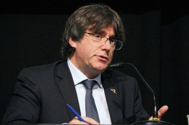 El expresidente de la Generalitat Carles Puigdemont.-