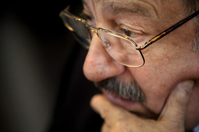 Umberto Eco, en una imagen de mayo del 2015.-JOSÉ LUIS ROCA