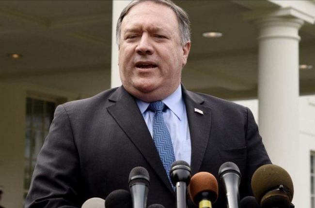 Mike Pompeo.-AFP / OLIVIER DOULIERY