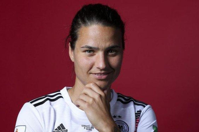 Dzsenifer Marozsan, estrella de la selección de Alemania en el Mundial femenino.-