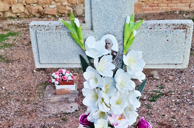 Lápida desaparecida en Santa María de Huerta