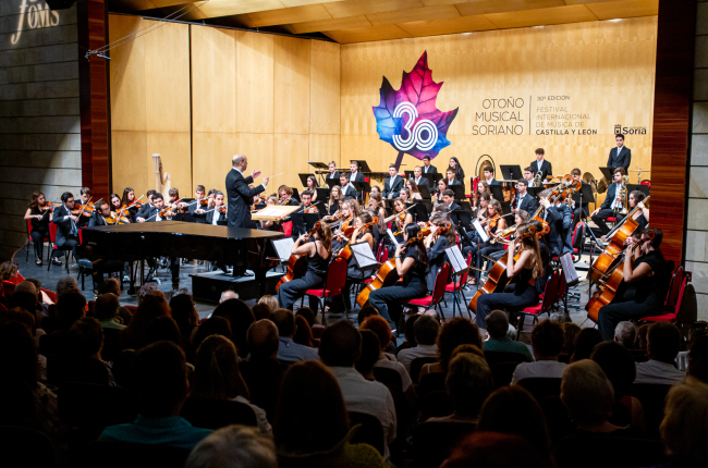 Concierto de la Joven Orquesta Sinfónica de Soria en el Otoño Musical. MARIO TEJEDOR