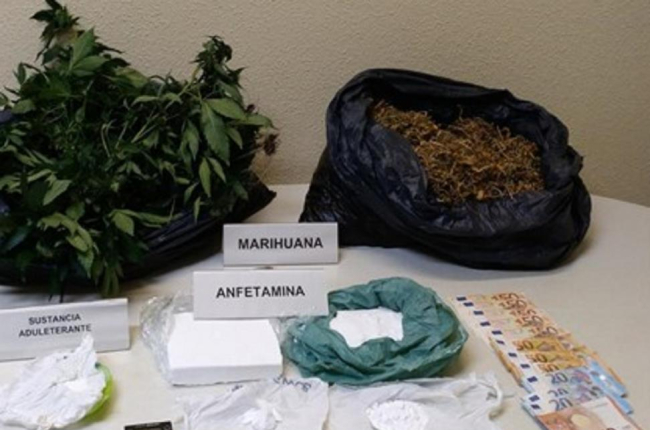 Detenidos dos jóvenes con un invernadero de droga, 1,1 kilos de anfetaminas y 2,8 de marihuana-Guardia Civil